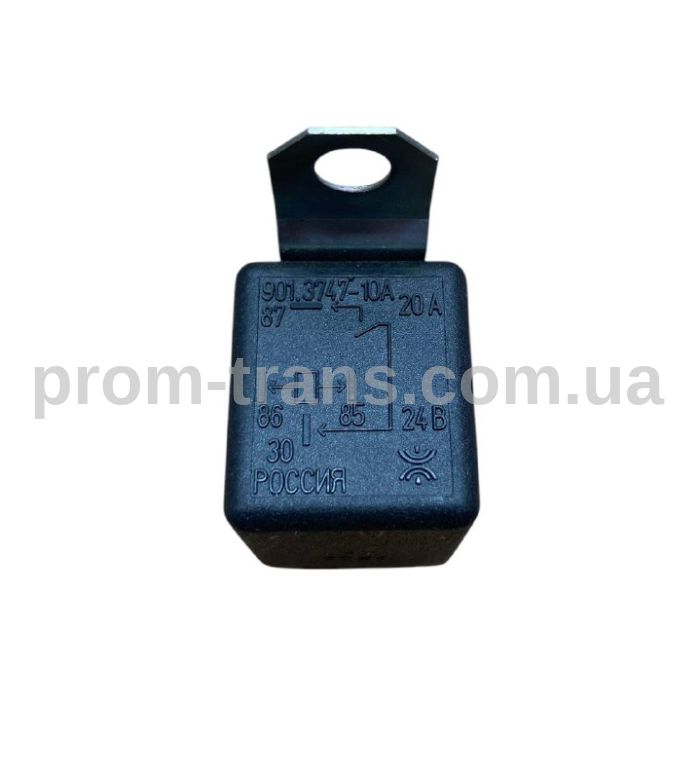 Реле 4-х контактне з кронштейном КамАЗ 901.3747-10 (401.3787-10) 24В (вир-во Радіодеталь)