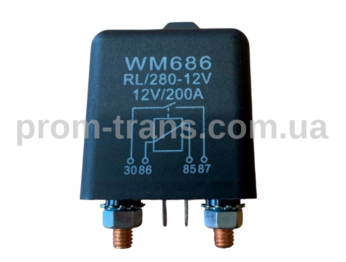 Реле вимикач маси WM686 RL/280-12 12В 200A
