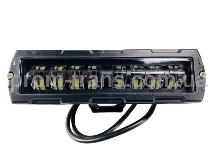 Фара LED 36W прямокутна 8 LED діодів 3D лінза 9-32V 2547