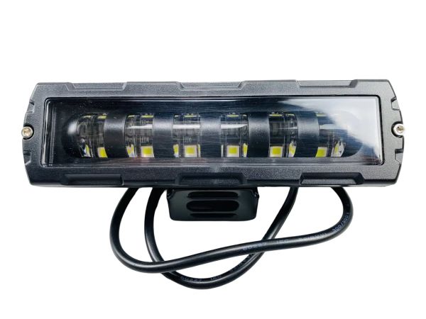 Прямокутна протитуманна світлодіодна лампа для позашляховика фара 30W LED 6 LED діодів 3D лінза 9-32V 2328-1