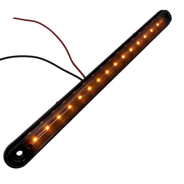 Габаритний ліхтар на спойлер кабіни LED 12-24V smoke жовтий FR0306FY (вир-во FORM PLAS)