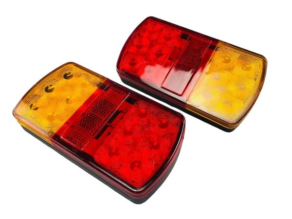 Ліхтар LED задній 12V 12 LED діодів, стоп фари автомобільні світлодіодні (продаж в парній кількості) 1995