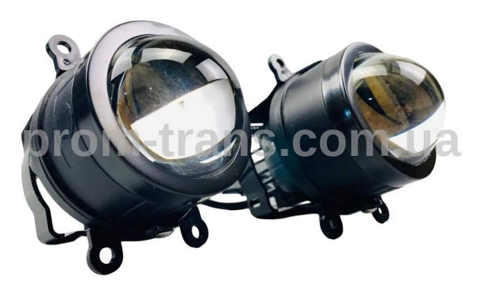 Фари-лінзи LED протитуманні 3.5 дюйма (90 ММ Х 90 ММ), 50 W, IP68, 9V-36V, 3400LM (комплект 2 шт) 3012