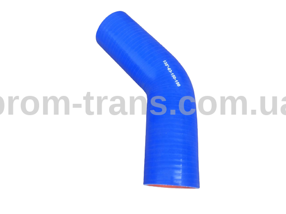 Патрубок силіконовий кутовий 135° D63 L150*150