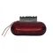 Габаритный фонарь диодный 12-24V красный с кронштейном FR0187R (пр-во FORM PLAS)