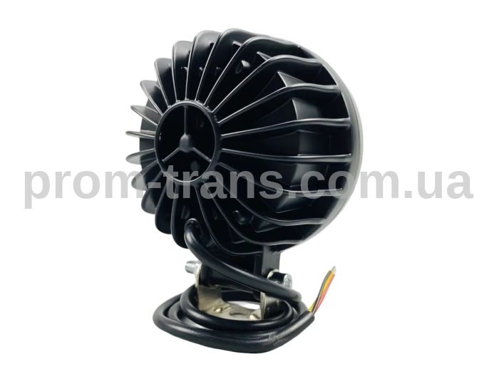 Светодиодная фара LED круглая 40W + LED кольцо, дополнительный светло туманная фара 2411
