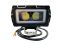 Фара прямокутна LED + DRL 2 LED CHIP (об'ємна лінза) 10-80V жовте та біле світло + кріплення 2480