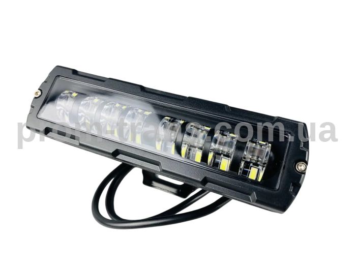 Фара LED 36W прямокутна 8 LED діодів 3D лінза 9-32V 2547