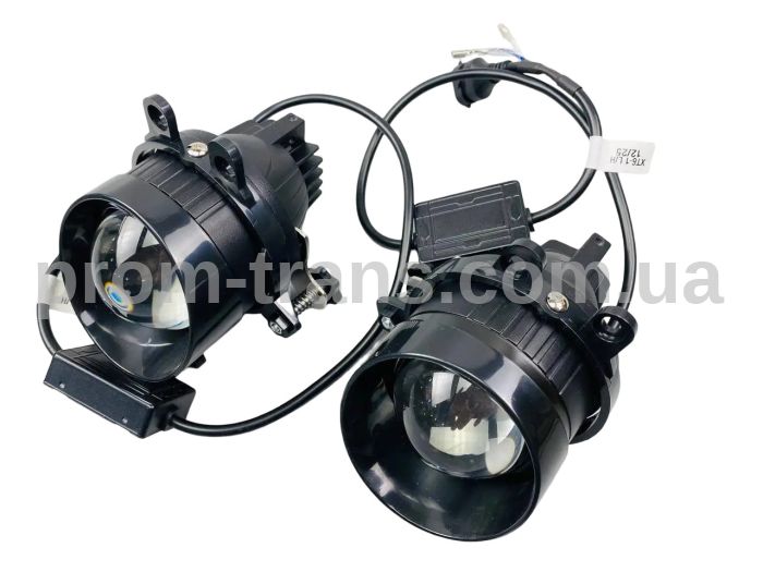 Фари-лінзи LED протитуманні 3.5 дюйма (90 ММ Х 90 ММ), 50 W, IP68, 9V-36V, 3400LM (комплект 2 шт) 3013