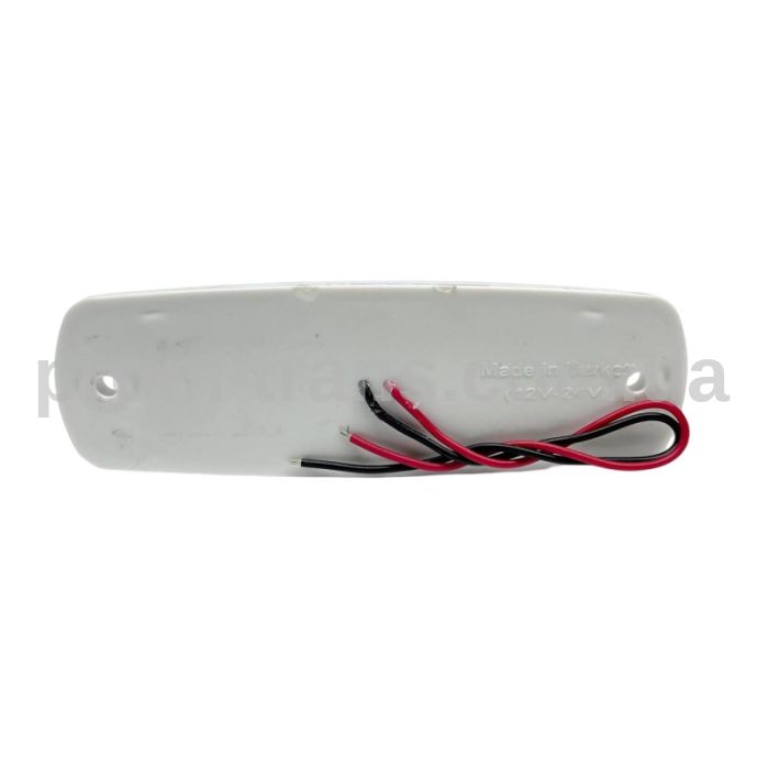 Габаритний ліхтар діодний 12-24V 12LED білий DEP-FR0178W (вир-во FORM PLAS)