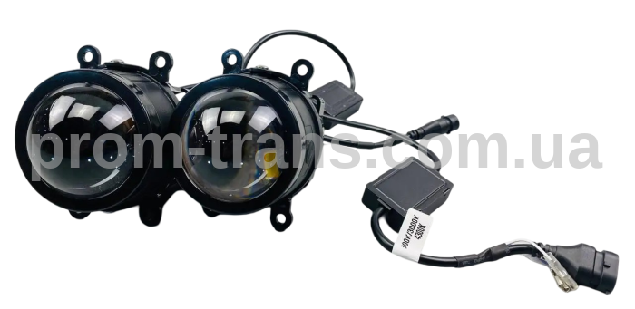 Фари-лінзи LED протитуманні 3.5 дюйма (90 ММ Х 90 ММ), 50 W, IP68, 9V-36V, 3400LM (комплект 2 шт) 3012