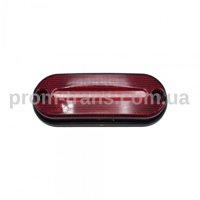 Габаритный фонарь диодный 12-24V красный с кронштейном FR0187R (пр-во FORM PLAS)