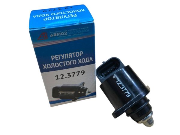 Регулятор холостого ходу РХХ ВАЗ 2121,2123 (21203-1148300) 12.3779 (вир-во КЗАЭ)