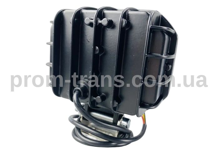 Фара LED квадратна 40W + LED кільце 4 LED лінзи 2333