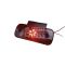 Габаритний ліхтар червоний 12-24V з кронштейном 6LED DEP-FR0189R (вир-во FORM PLAS)