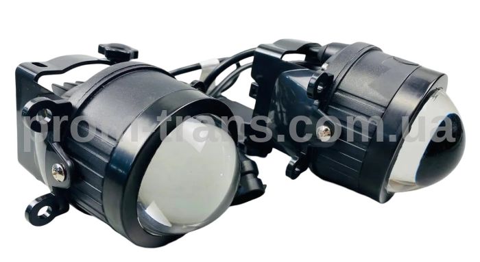 Фари-лінзи LED протитуманні 3.5 дюйма (90 ММ Х 90 ММ), 50 W, IP68, 9V-36V, 3400LM (комплект 2 шт) 3005