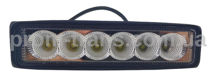 Фара прямокутна LED 18W (6 діодів) 620