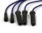 Комплект кабелів високовольтних DAEWOO NEXIA 8VSILICONE (NP1147A) O.E.: NP1147A AT 41N