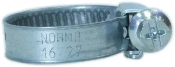 16-27/9С7W1 Хомут черв'ячний оцинкований NORMA