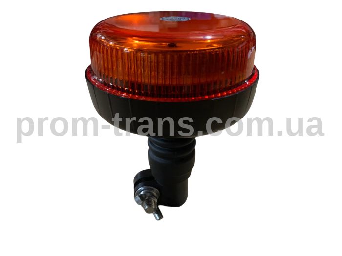 Маячок проблисковий помаранчевий 24LED кріплення на шток (тип Socket безпровідне з"єднання)