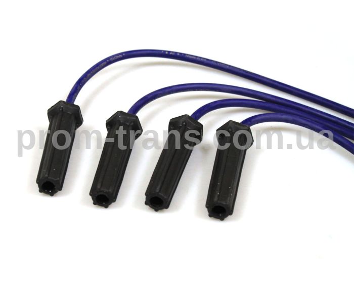 Комплект кабелів високовольтних DAEWOO LANOS 8V SILICONE БЕЗ МЕТAЛІЧНОГО НАКОНЕЧНИКА (96211948) O.E.: 963 053 87 AT 45N