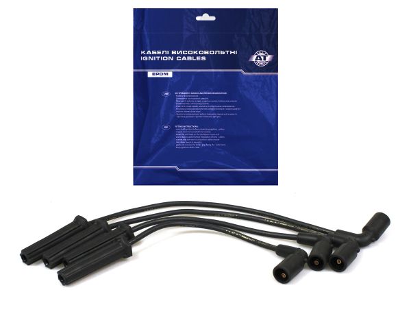 Комплект кабелів високовольтних DAEWOO LANOS 8V EPDM БЕЗ МЕТАЛІЧНОГО НАКОНЕЧНИКА. (96211948) O.E.: 963 053 87 AT 45NE