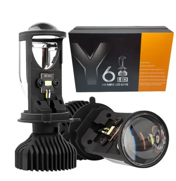 Світлодіодні LED лампи Y6D H4 Bi-LED MiniLens 