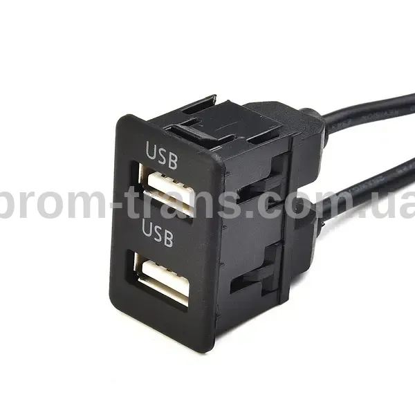 Порт подовжувач USB x2 в автомобіль для панелі приладів [довжина 1,5м]