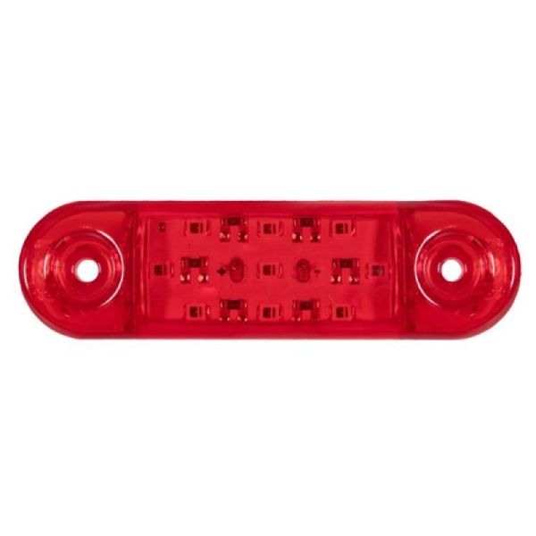 Габаритний ліхтар 12-24V 9 LED червоний 8 см FR0174 (вир-во FORM PLAS)