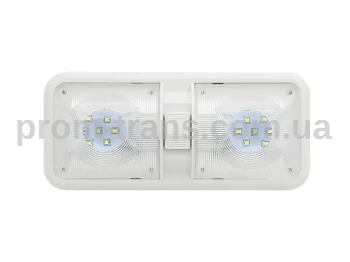 Плафон салону LED SND-0007 12-24V 48 SMD 2835 із вимикачем 293000025