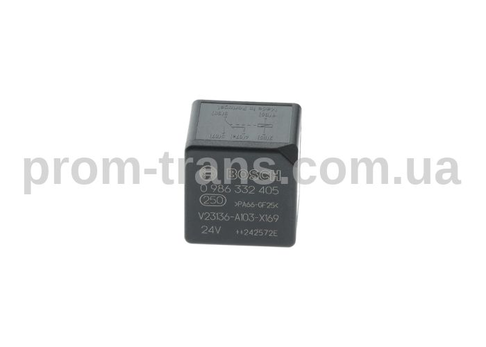 Реле універсальне 5-контактне 24B 20А 0986332405 (вир-во BOSCH)