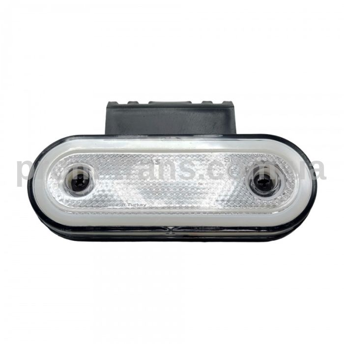 Габаритний ліхтар з кронштейном LED 12-24V білий неон FR0295W (вир-во FORM PLAS)