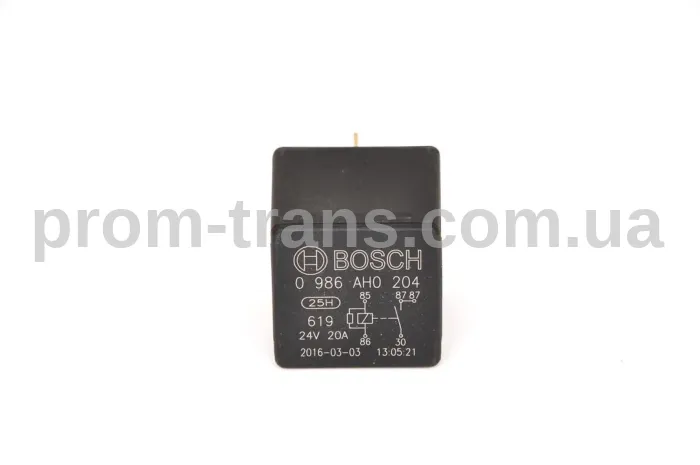 Реле універсальне 5-контактне 24B 20А 0986AH0204 (вир-во BOSCH)