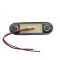 Габаритный фонарь 12-24V 9 LED белый Smoke 8 см FR0174 (пр-во FORM PLAS)