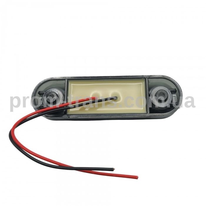 Габаритный фонарь 12-24V 9 LED белый Smoke 8 см FR0174 (пр-во FORM PLAS)