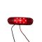 Габаритний ліхтар 12-24V 9 LED червоний 8 см FR0174 (вир-во FORM PLAS)