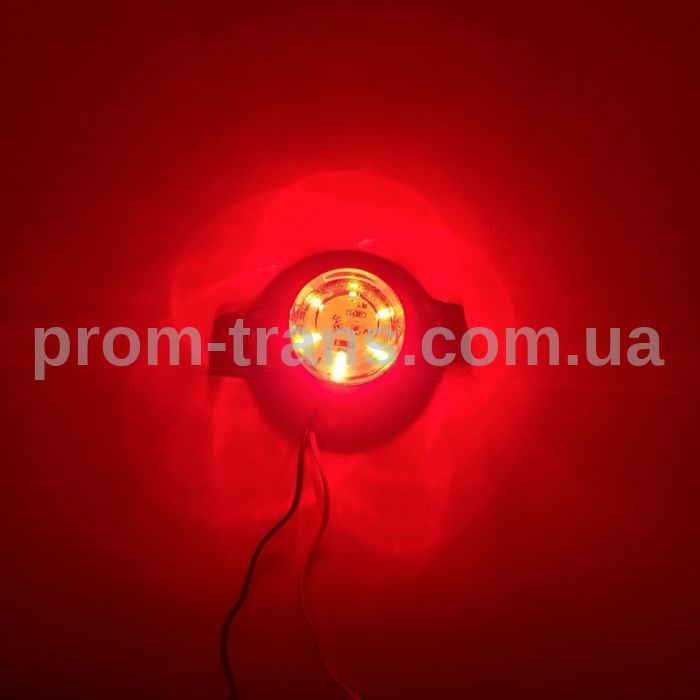 Габаритний ліхтар діодний 12-24V 6LED червоний DEP-FR0166R (вир-во FORM PLAS)