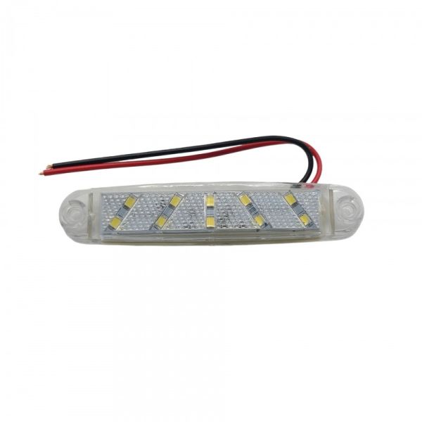 Габаритний ліхтар 12-24V 10LED білий DEP-FR0300W (вир-во FORM PLAS)