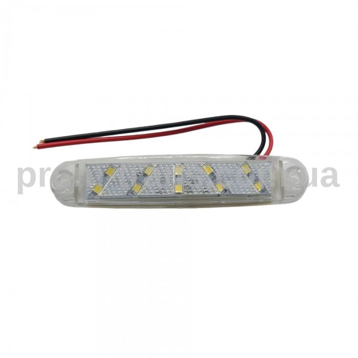 Габаритний ліхтар 12-24V 10LED білий DEP-FR0300W (вир-во FORM PLAS)
