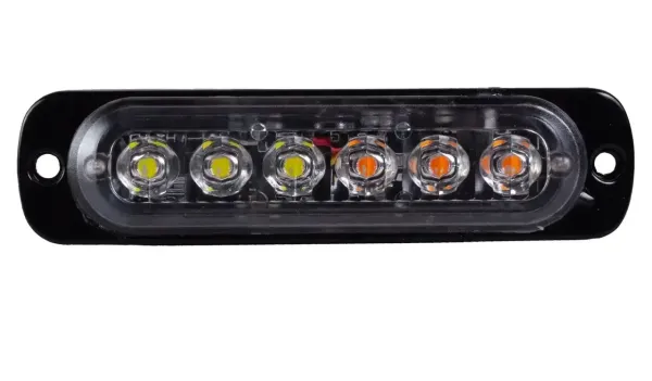 Стробоскоп LED 12-24В (6 LED діодів) червоного кольору 2544