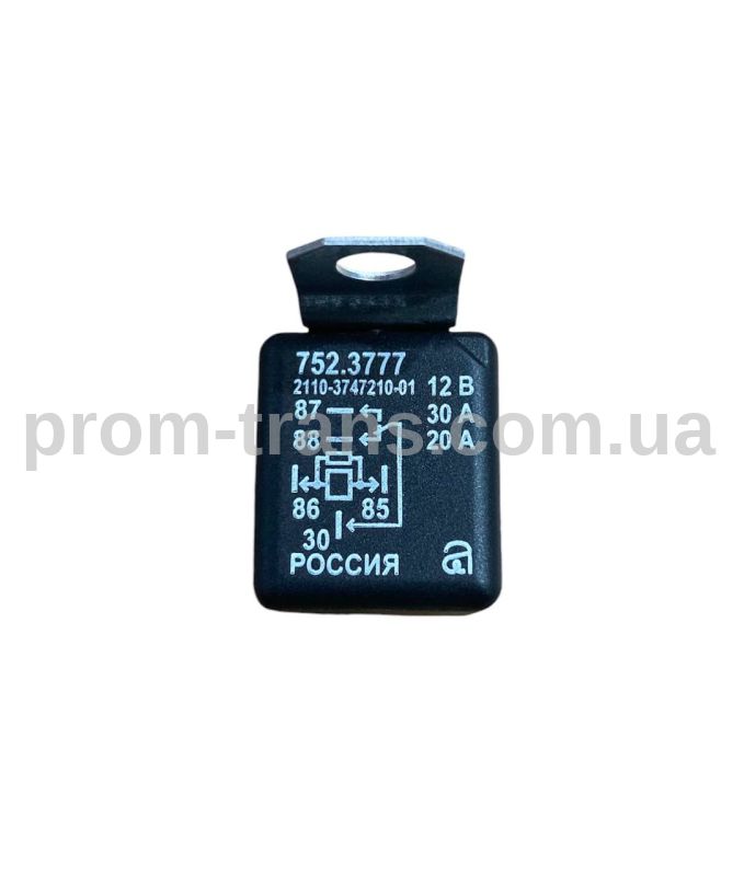 Реле МТЗ 5-ти контактне 12В з кронштейном та резистором 752.3777 (аналог 902.3747) (вир-во АВАР)