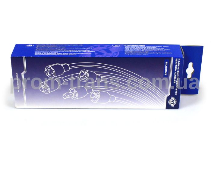 Комплект кабелів високовольтних ВАЗ 2110 (1.5I 8V)SILICONE O.E.: 2111-3707080-01 AT 316N