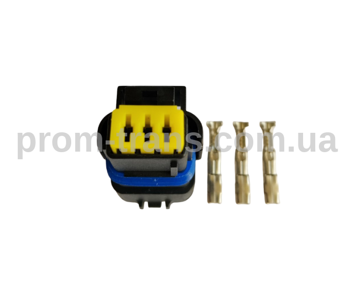 Авто роз'єм гніздовий 3-х контактний FCI 211PC069S0049