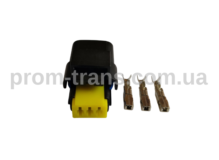 Авто роз'єм гніздовий 3-х контактний FCI 211PC069S0049