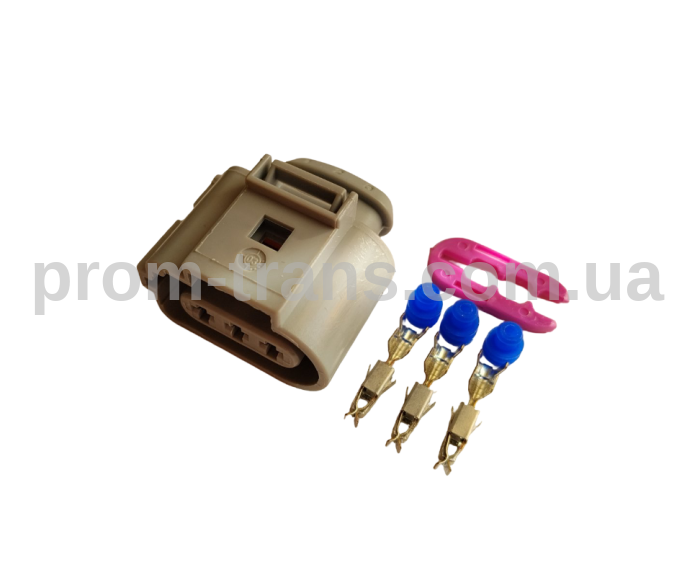 Авто роз'єм гніздовий 3-х контактний серії 3,5мм VAG 1J0 973 723G TE Connectivity 969380-1