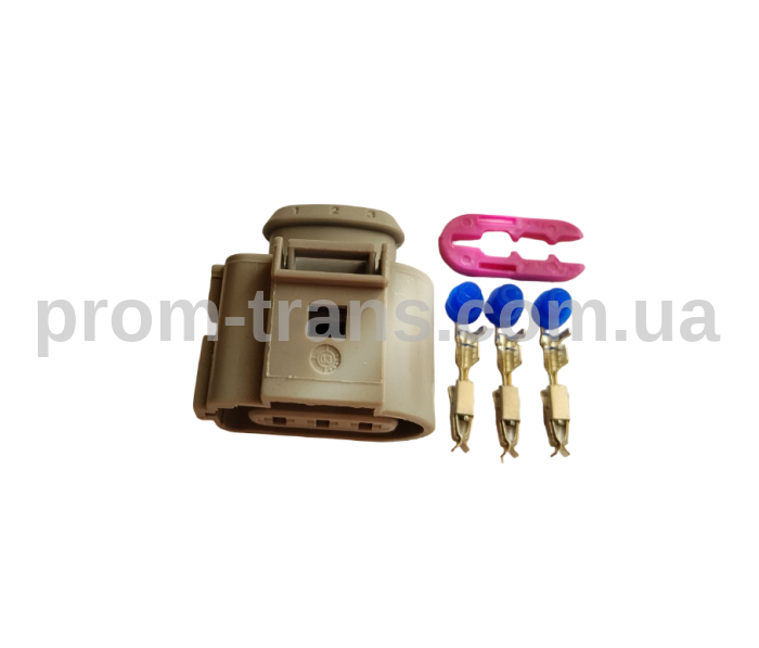 Авто роз'єм гніздовий 3-х контактний серії 3,5мм VAG 1J0 973 723G TE Connectivity 969380-1