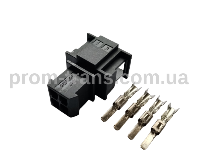 Автомобільний роз'єм штирьовий 4-х контактний аналог VAG АМР 19296261 серії 2,8мм