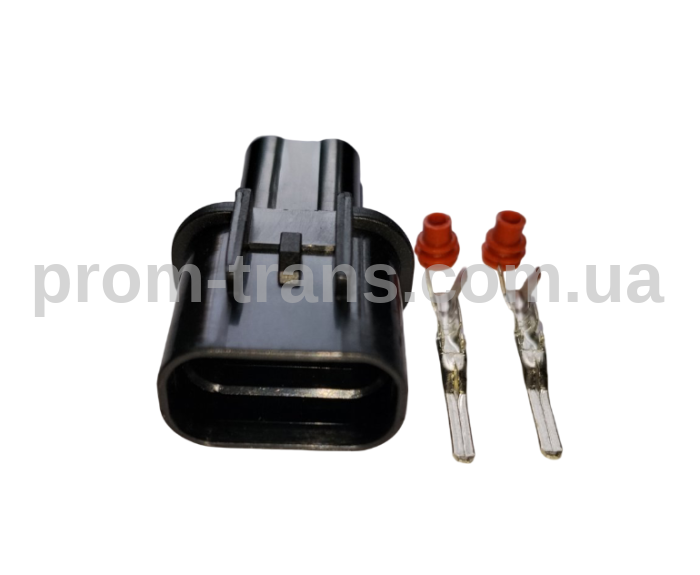 Авто роз'єм штирьовий 2-х контактний KUM PB621-02020