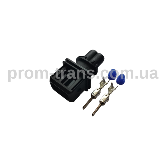 Авто разъем штыревой 2-х контактный VAG 8D0971946 Bosch 1928402448 серии 2,8мм