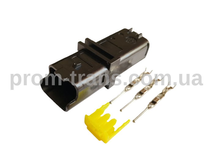 Авто разъем штыревой 3-х контактный аналог FCI 211PL032S0049